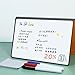 TENYELE Double-Side Magnetic Whiteboard Notebook with Erasable Marker Portable Writing Board for Office Meeting Writing Drawing
