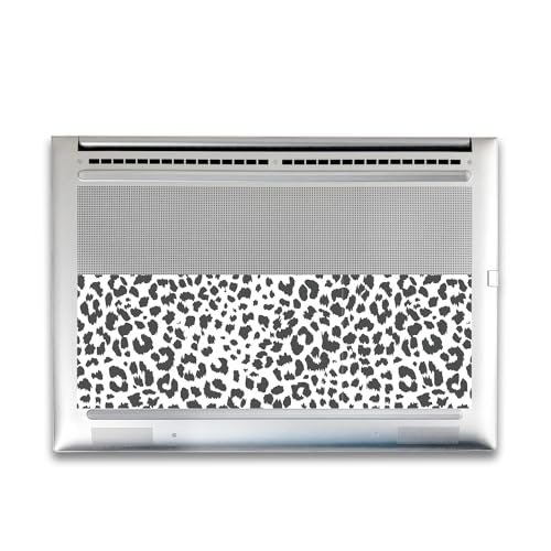 Image of Gaming Skin Compatible with HP Envy x360 16 inch (2023) - Snow Leopard Print - Premium 3M Vinyl Protective Wrap Decal Cover - Easy to Apply | Crafted in The USA by MightySkins