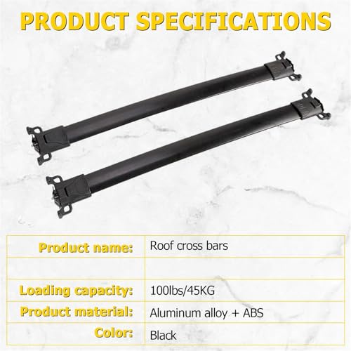 Barras Transversales de Techo de Aluminio para Pilot 2009-2015 3