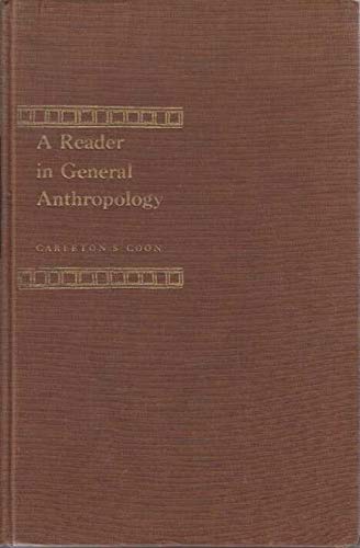 A Reader in General Anthropology B0006DF6IM Book Cover