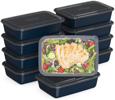 Bentgo Prep - 20-Piece 1-Compartment Reusable Meal Prep Container...
