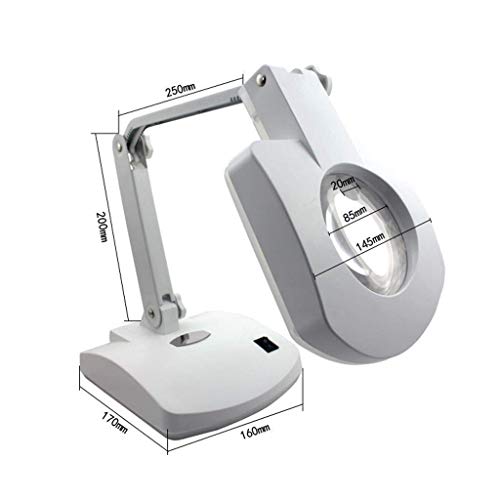 Loupe lampe de bureau portable LED examen bijoux et sculpture - 7