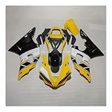 Seitenspoiler Tank Seitenteile Verkleidungssatz für YZF R1 2000 2001, ABS-Kunststoff, Karosserieteile-Set Motorrad-Winglets Seitenspoiler