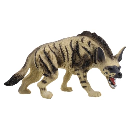 ledmomo ?真鬣狗模型 向け野生動物教育 リアルな動物フィギュア 素材使用 認知発達支援 おもちゃコレクション向け