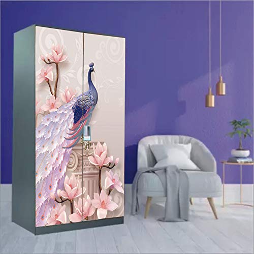 All Your Design Self Adhesive Wallpaper Wall Sticker for Almirah/Wardrobe_2