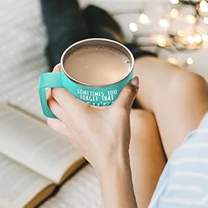 NOWWISH Gifts for Her, Sometimes You Forget You're Awesome Coffee Mug, Inspirational Gifts, Thank You Appreciation Gifts for Coworker, Teacher, Mom, Wife, Sister - Green NOWWISH Gifts for Her Sometimes You Forget Youre Awesome Coffee Mug Inspirational Gifts Thank You Appreciation Gifts for Coworker Teacher Mom Wife Sister Green