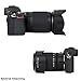 Reversible Lens Hood Shade for Nikon NIKKOR Z DX 50-250mm f/4.5-6.3 VR Lens and NIKKOR Z 50mm f/1.8 S Lens Replaces HB-90A HB-90 Lens Hood Available to Attach 62mm Filter & Lens Cap