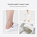 STQ White Slip on Sneakers for Women Casual Shoes Canvas Tennis Classic Shoes Machine Washable White Size 6.5