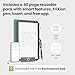 Rocketbook Pro 2.0 Reusable Professional Smart Notebook, Letter Size 8.5x11, Green - Lined & Dot Grid Pages, App-Connected, Erasable, Premium Cover, Ideal for Work Notes and Business Meetings