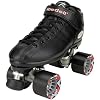 Riedell R3 Roller Skates for Men and Women - Ultra-Durable Indoor Quad Skate with Sonar Cayman Wheels, Nylon Plate, and Precision Fit, Roller Skates