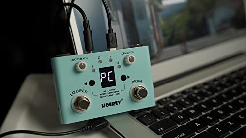 HOEREV Pédale de guitare avec accordeur pour batterie – Alimentation non incluse - Les Beatles, Paul McCartney, John Lennon, RIngo Starr, George Harrison HOEREV Pédale de guitare avec accordeur pour batterie - Alimentation non incluse – Image 3