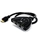 Produktbild CSL - 3D Ready Full HD 1080p HDMI Switch flexibel - 3 Port Umschalter - 3 x IN 1 x Out - Dolby True HD - intelligenter Switch - automatische und manuelle Umschaltung