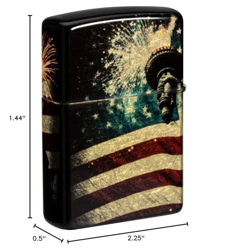 Encendedor Zippo Estatua de la Libertad Fireworks miniatura 4