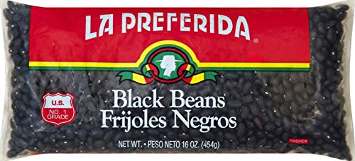 La Preferida Black Beans, Dry, 16 oz (Pack of 1)