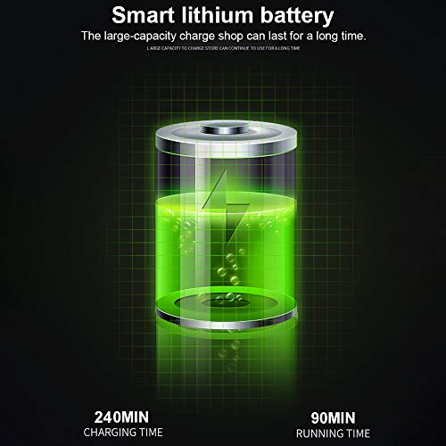 TOPmontain Aparador de cabelo profissional, aparador de cabelo sem fio, aparador de cabelo com lâmin