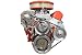 ICT Billet SBC Billet Adjustable Alternator Power Steering Bracket Kit LWP Chevy Small Block 551476