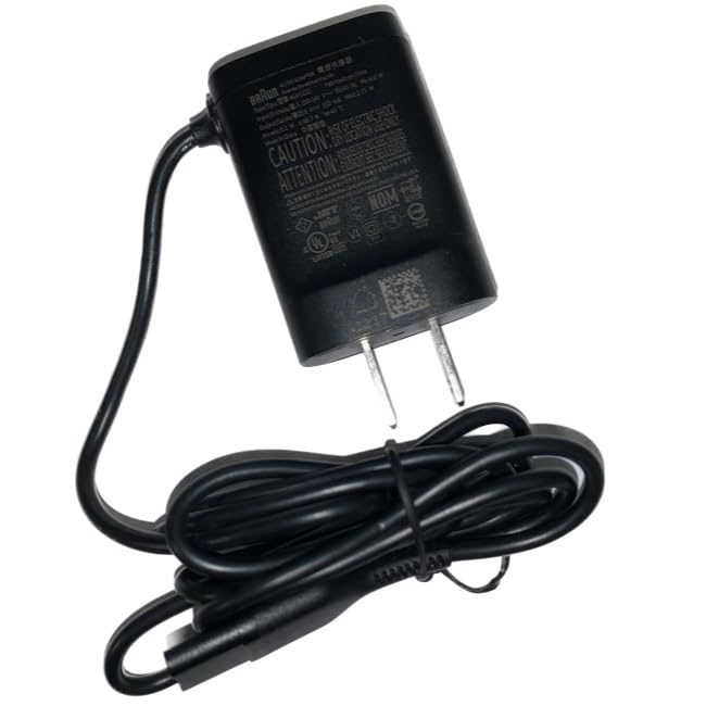 Braun Replacement Charge Cord for Trimmer Types type 2526, 5802, 5803, 5804, 5805, 5806, 5807, 5808