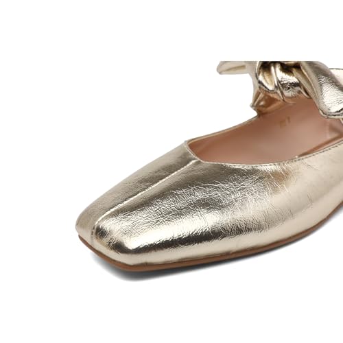 Women’s Flats Square Toe Bow Mary Jane Ballet Flats Fashion Wedding Party Shoes3