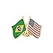 アメリカ フラッグピンバッジ