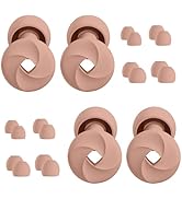 Aopigavi Ear Plugs for Sleeping, 2 Pairs Earplugs for Noise Reduction 25-33dB with 16 Ear Tips, S...