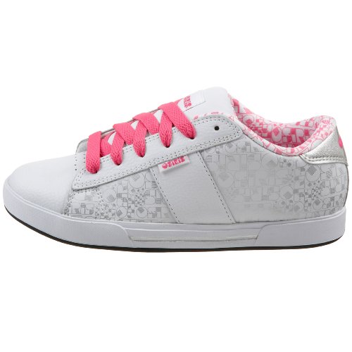 Osiris Women's Serve Skate Shoe,White/Silver/Vice,11 M #TOP4