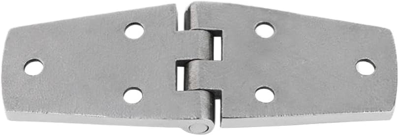 4PCS Stainless Steel Cast Door Strap Hinge with 6 Holes Mirror Polishing Marine Hinges Boat Hardware Parts Hinges 38X102MM