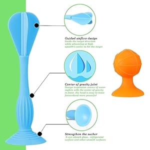 Syhood 11 Pcs Suction Cup Darts with Target Sucker Fidget Silicone Suck Darts Blue and Green Soft Table Darts Suction Game Sports Sticky Throwing Game Toy Sets for Adults Indoor Outdoor Game Sports