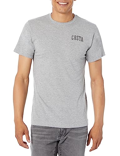 Costa Del Mar Fury Blend Crew T-Shirt Heather Gray Small