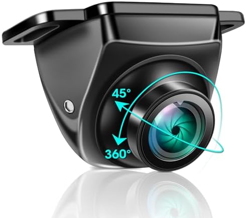 Backup Camera AHD 1080P/720P/CVBS/PAL 360° Rotatable Back up Camera for Car 170° Rear View Camera Night Vision IP69K Waterproof Reverse Camera Front/Side/Rear Camera Truck RV Horse Trailer Camera