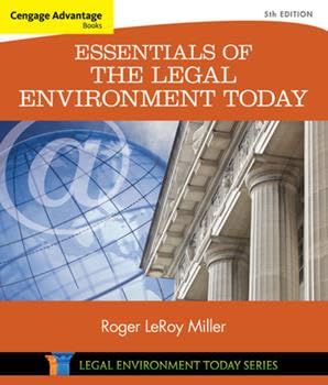 Cengage Advantage Books: Essentials of the Lega... 1305863968 Book Cover
