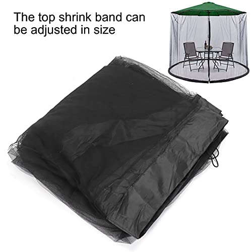 Topyond Critter Netting for Patio, Outdoor Critter Net for Umbrella, Patio Critter Net with Zipper Opening, Waterproof Screen Enclosure for Patio, Porch, Backyard
