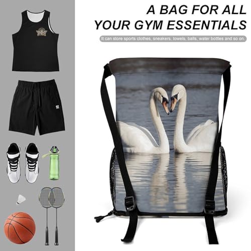 Bolsa de gimnasio con compartimento para zapatos para evitar suciedad 3