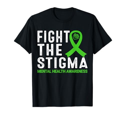 Fight The Stigma Mental Health Awareness Camiseta