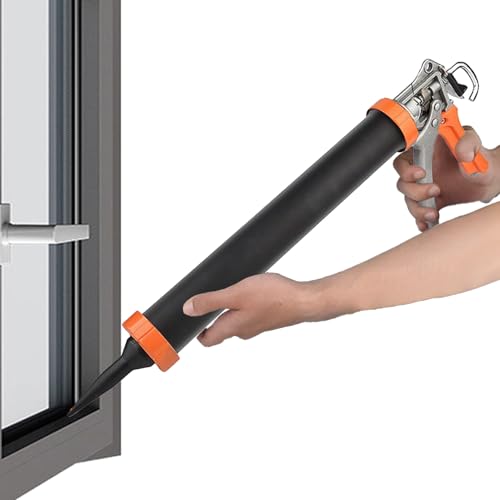 Patifirst Máquina Llenadora de Cartuchos | Pistola de Calafateo Resistente con Corte Automático - Dispensador de Adhesivo Antideslizante de Uso Fácil Alta Capacidad para Renovadores de Baños e