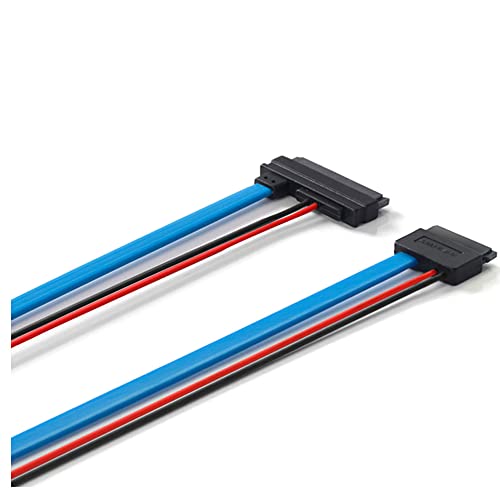 Cable Serial SATA 22Pin a Slimline SATA 13Pin 30 cm miniatura 5