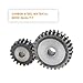 KJOET Industrial Machinery Pinion Gear Pinion Gears 1.5M-23T/24T/25T/26T/27T/28T/29T/30T/31T/32T Carbon Steel Cylindrical Gear High Frequency Teeth (Size : 1.5M26T - Bore 10 mm)
