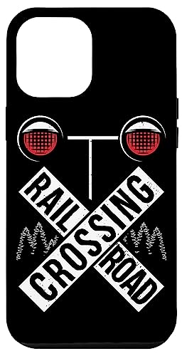 Funny Railway Railroad Crossing Locomotive Graphic Train Fan Case for iPhone 12 Pro Max