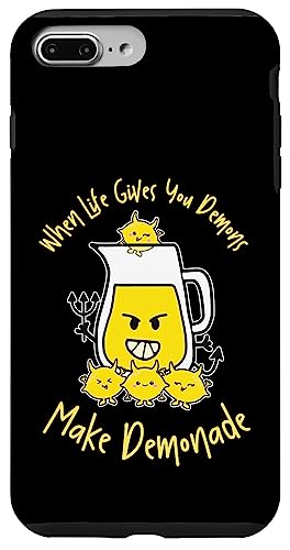 Funny Life Gives You Demons Make Demonade Lemons Lemonade �X�}�z�P�[�X iPhone 7 Plus/8 Plus �p