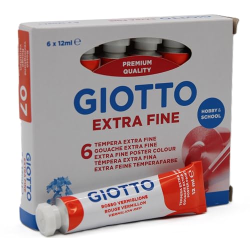 Giotto- Giocattolo, Colore Rosso, 12Ml, 352007
