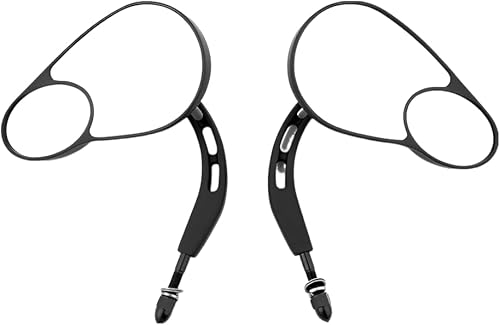 Miniatura 5 de Espejos de visión divididaespejo retrovisor de motocicleta para Harley Davidson Touring Road King Street Electra Glide Ultra Classic FLHTCU Dyna Fat