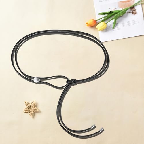 Women Braided Waist Belt Plain Color Waist Rope Adjustable Length Teens Girl Coat Dress Shirt Self Tie Waist Belt4