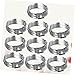 VILLCASE 10Pcs Stainless Steel Single Ear Hose Clips Durable Hose Clamp for Automotive Industrial Applications High Grade Material for Secure Hose Management