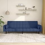 2-in-1-Funktion: Dieses Schlafsofa lässt sich schnell und einfach von einem Sofa in ein Bett und wieder zurück verwandeln.