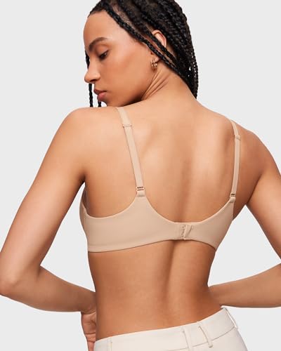 Image of INLYRIC Women's Push Up Bra Tshirt Demi Supportive Bras Underwire Plunge Padded Comfortable Inbarely Plus Collection