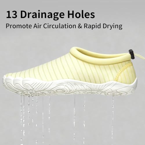 Image of Mishansha Womens Barefoot Water Shoes Wide Toe Box Swim Shoes Quick Dry Non Slip