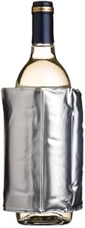 BarCraft KCBCWRAP Insulated Wine Cooler Sleeve, Silver Finish, 43 x 18 cm (17 x 7 inches)
