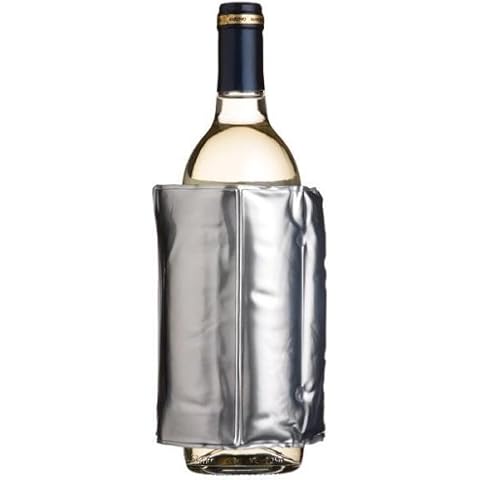 BarCraft KCBCWRAP Insulated Wine Cooler Sleeve, Silver Finish, 43 x 18 cm (17 x 7 inches) Cover