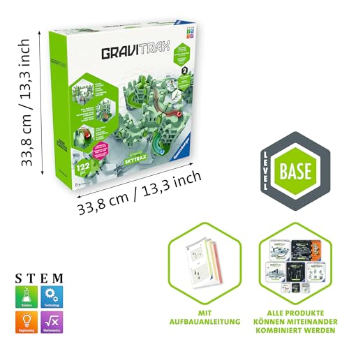 Ravensburger GraviTrax Action-Set Skytrax Innovative Kugelbahn neuen Funktionen Murmelbahn & Konstruktionsspielzeug ab 8 Jahren, kombinierbar mit Allen GraviTrax Produkten