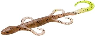 6-Inch Lizard Bait-Pack of 9 (Pumpkin Chartruese)