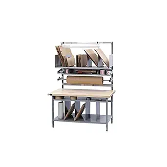 Complete Packaging Bench Quick Ship ESD-Safe with Grey Frame, 30"D x 72"W x 30"H